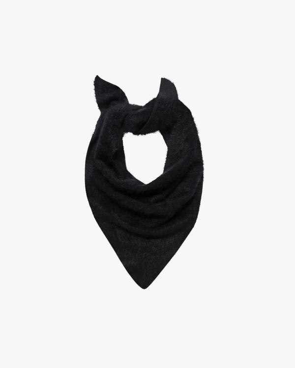 Cashmere Triangle Scarf Prism Black