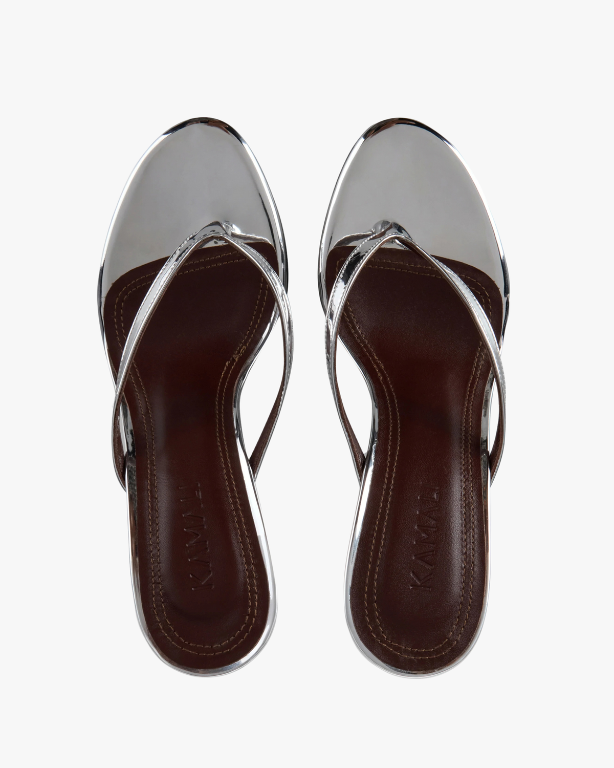 Wedge Sandal Stella Silver Chrome