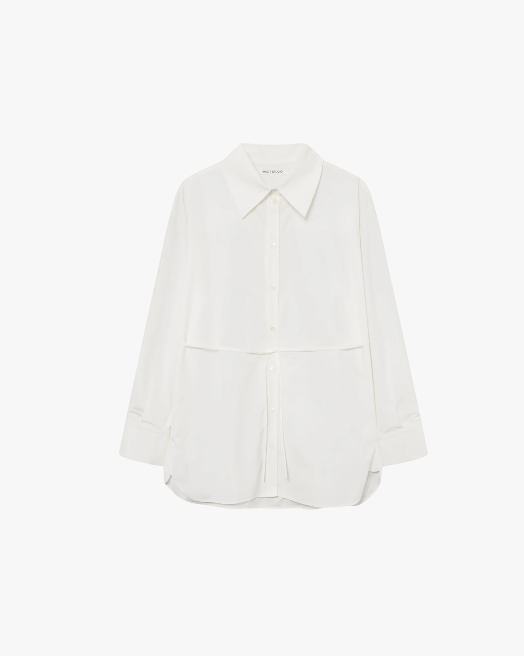 Loose-Fit Poplin Shirt Sebastiana White