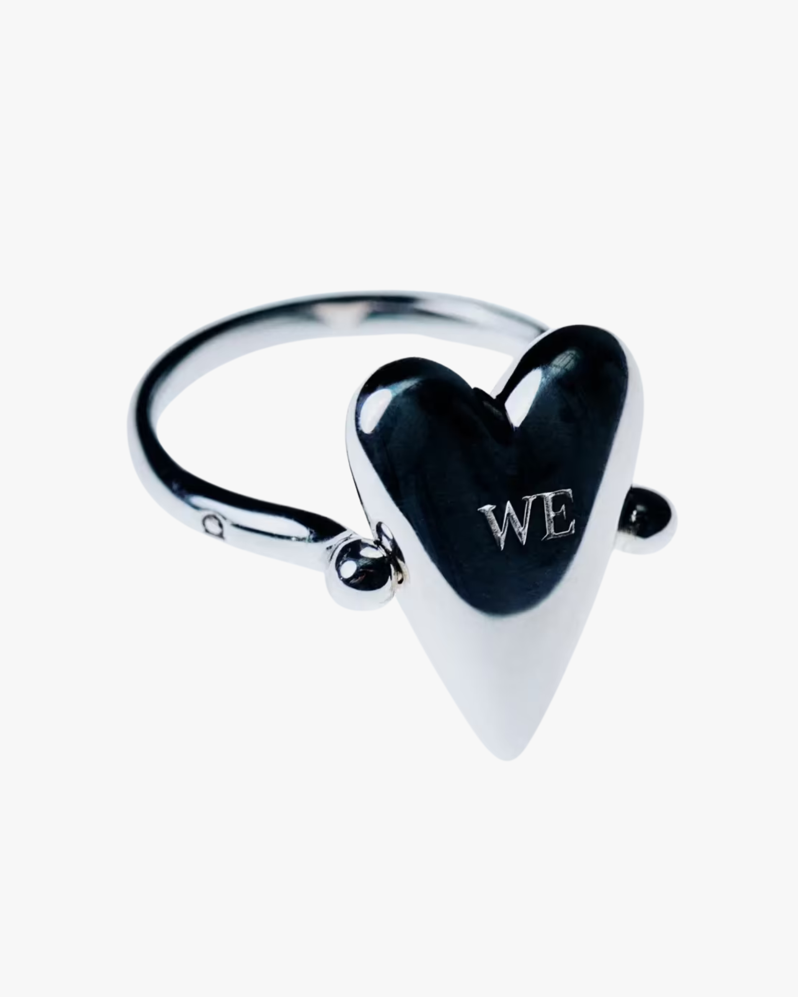 We Me Flip Ring Silver