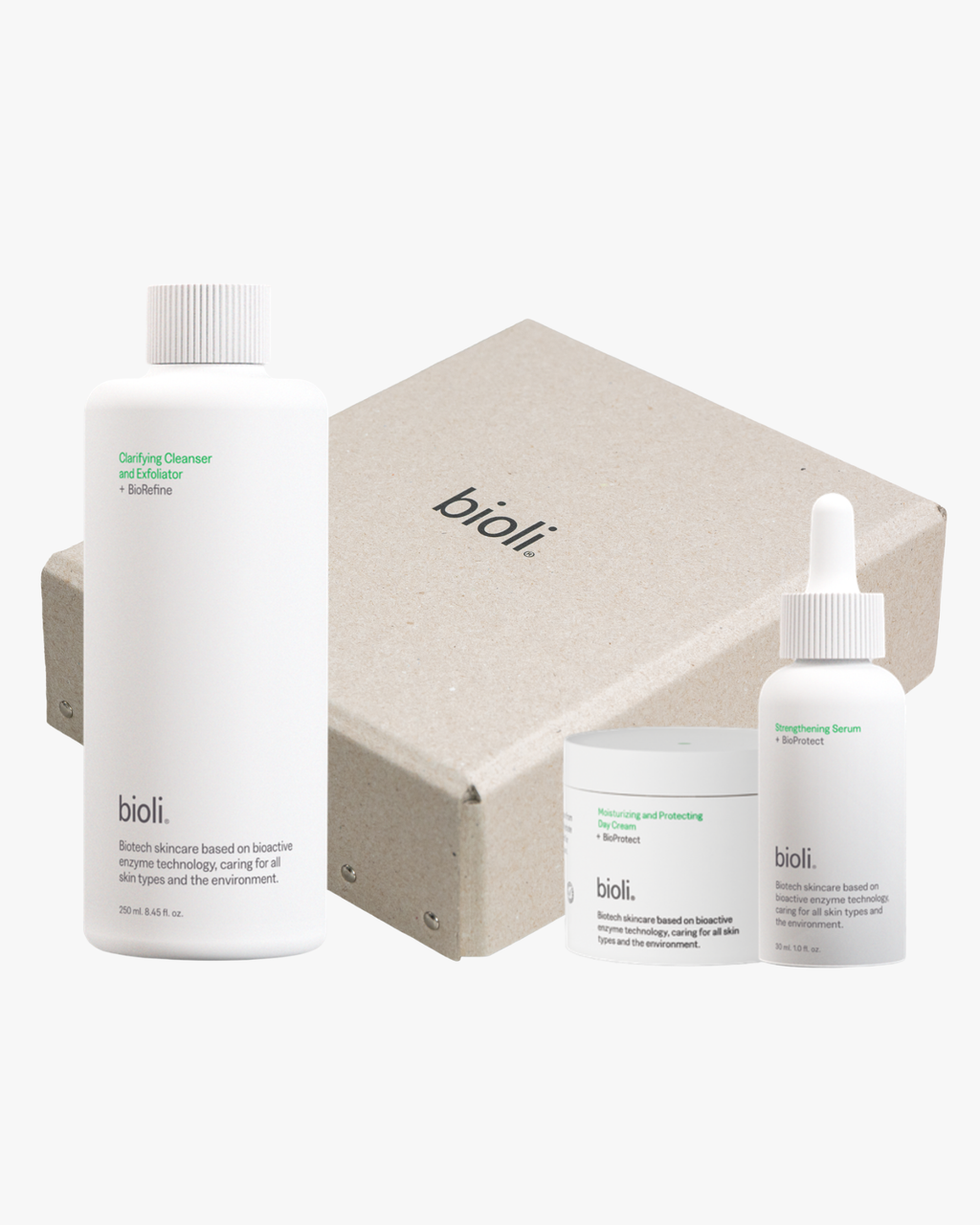 Gift Set: Cleanser, Serum, Day Cream