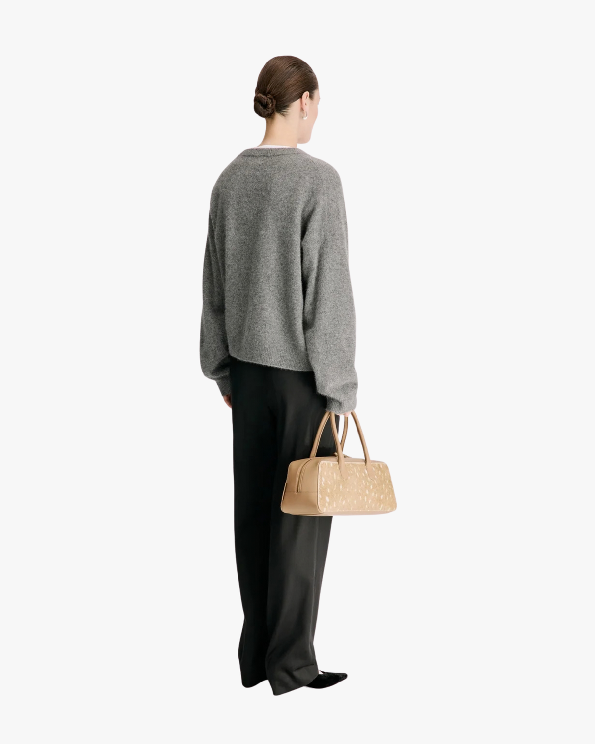 Crewneck Sweater Tristan Lds Anthracite Melange