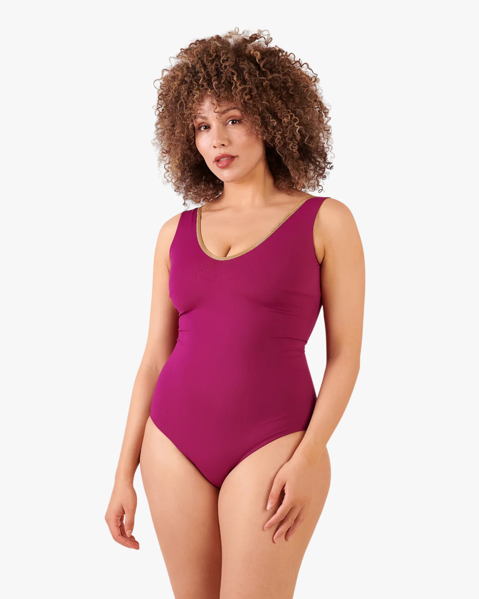 Purebody One Piece Swimsuit Reversible Maroon-Hortensia