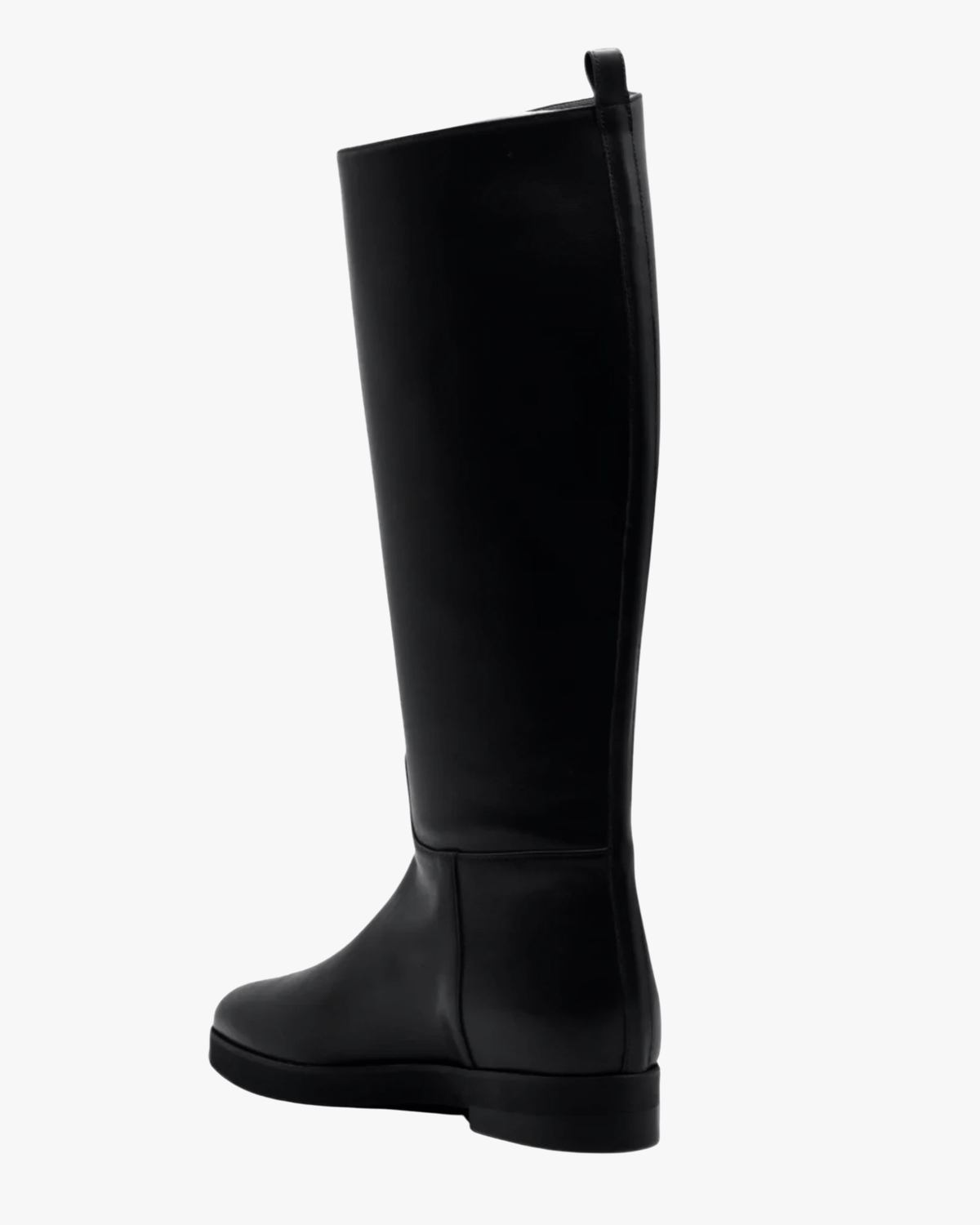 Calf Leather Heeled Boot Bertha Black