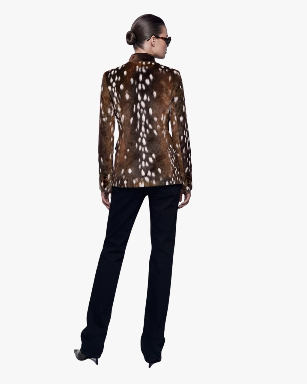 Faux-Fur Jacket Jackie Deer Print