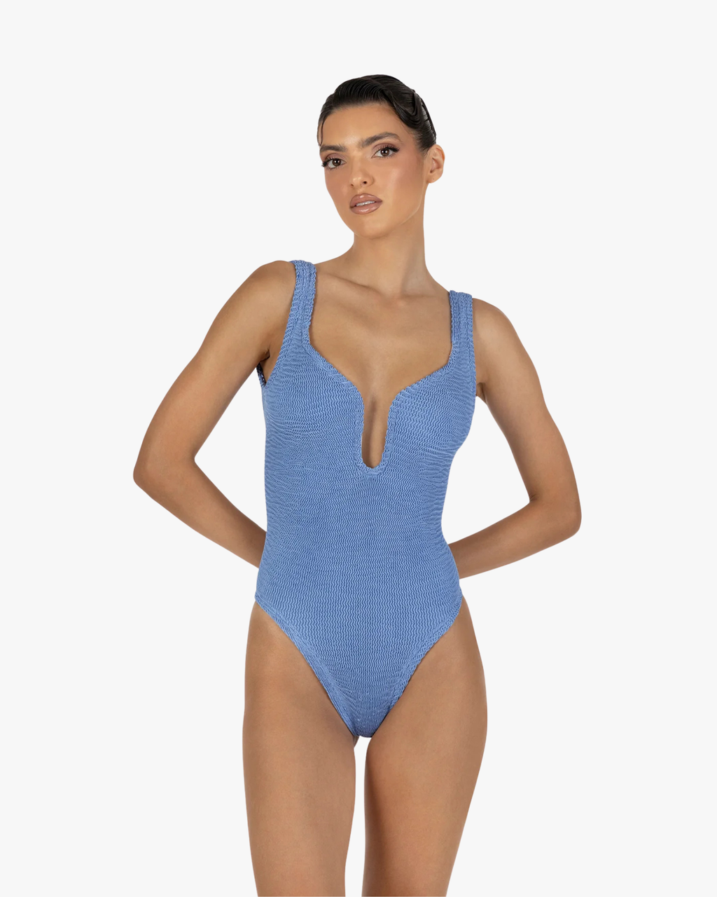 One Piece Mika Swimsuit Blue Jean