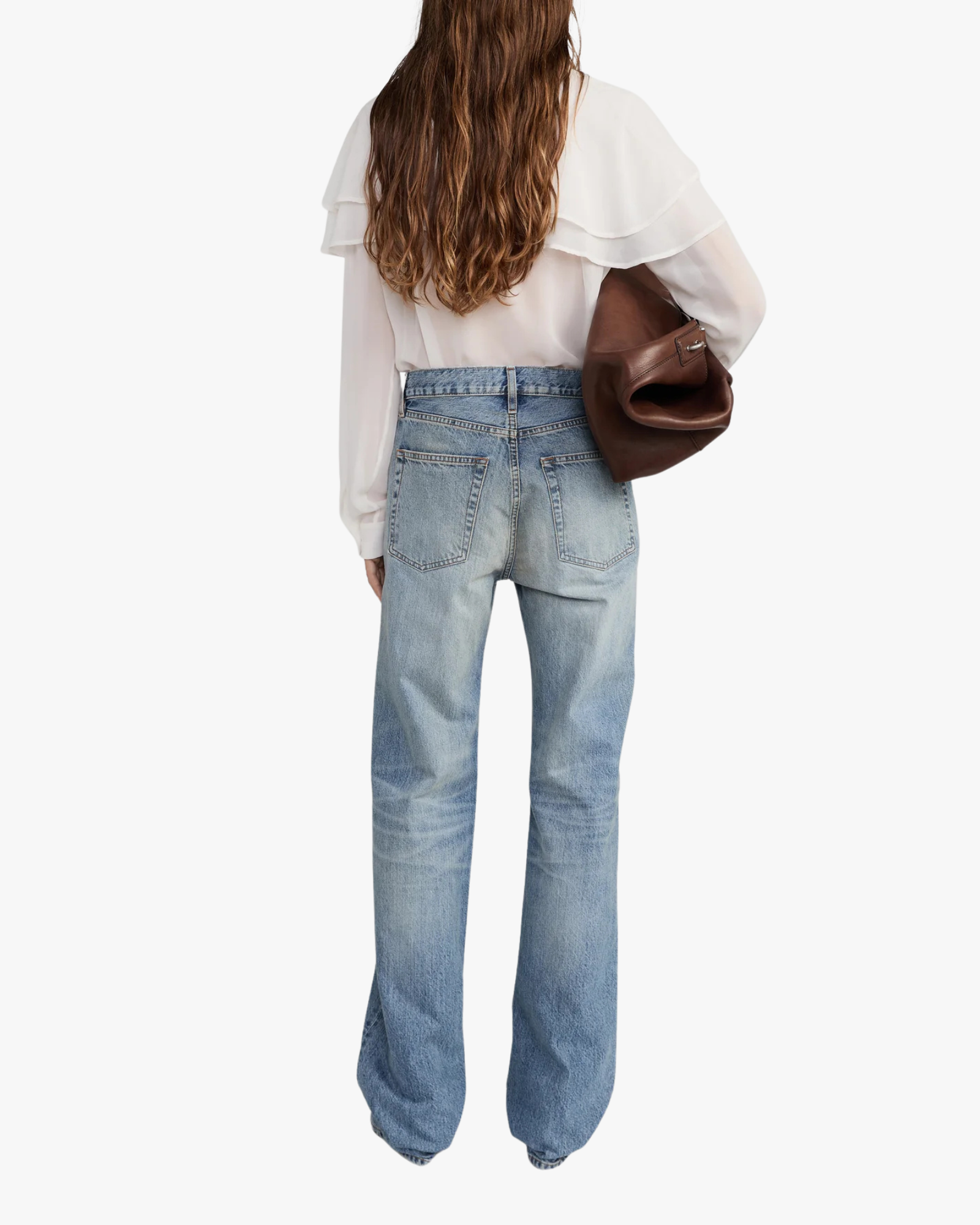 Straight Leg Jeans The Stack Blue