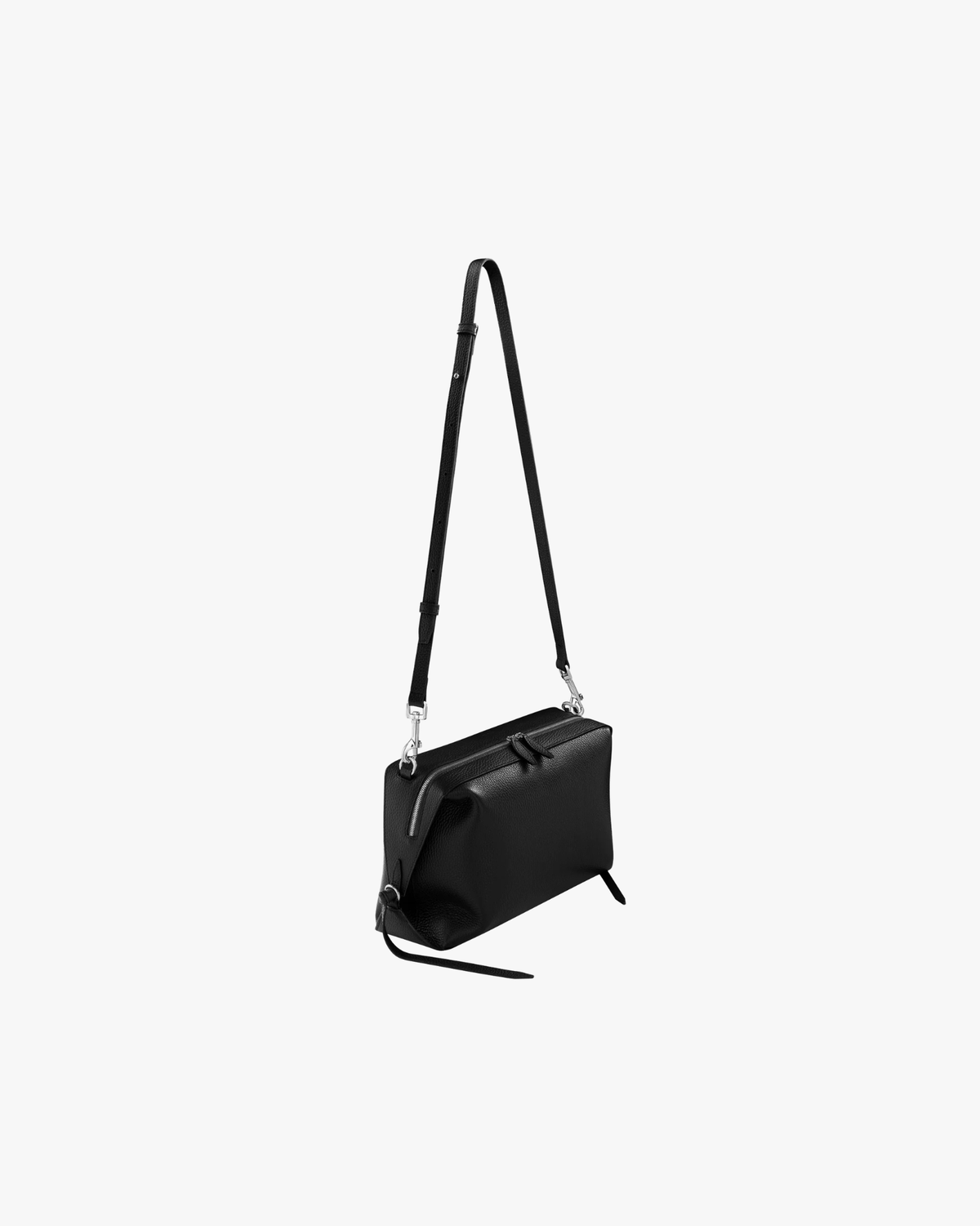 Zip Shoulder Bag Bento Black