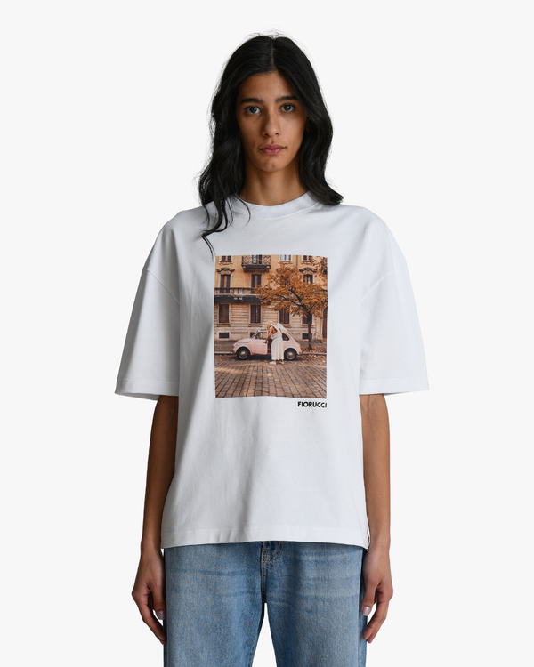 Relaxed T-Shirt Street Angel White
