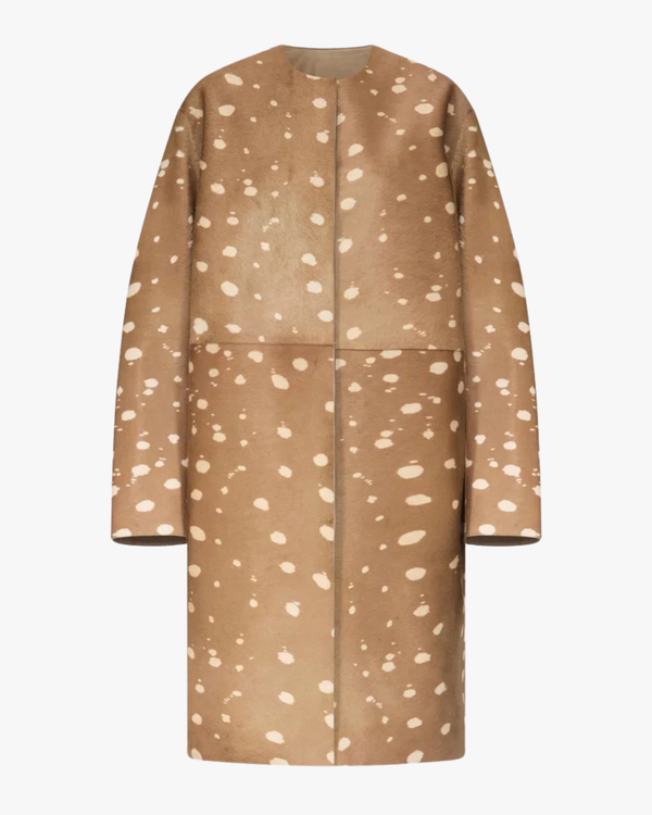 Coat Liza Oval-Shaped Deer