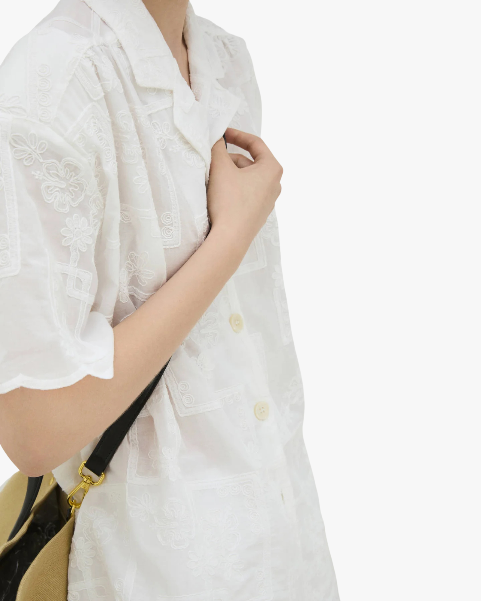 Lace Shirt Set