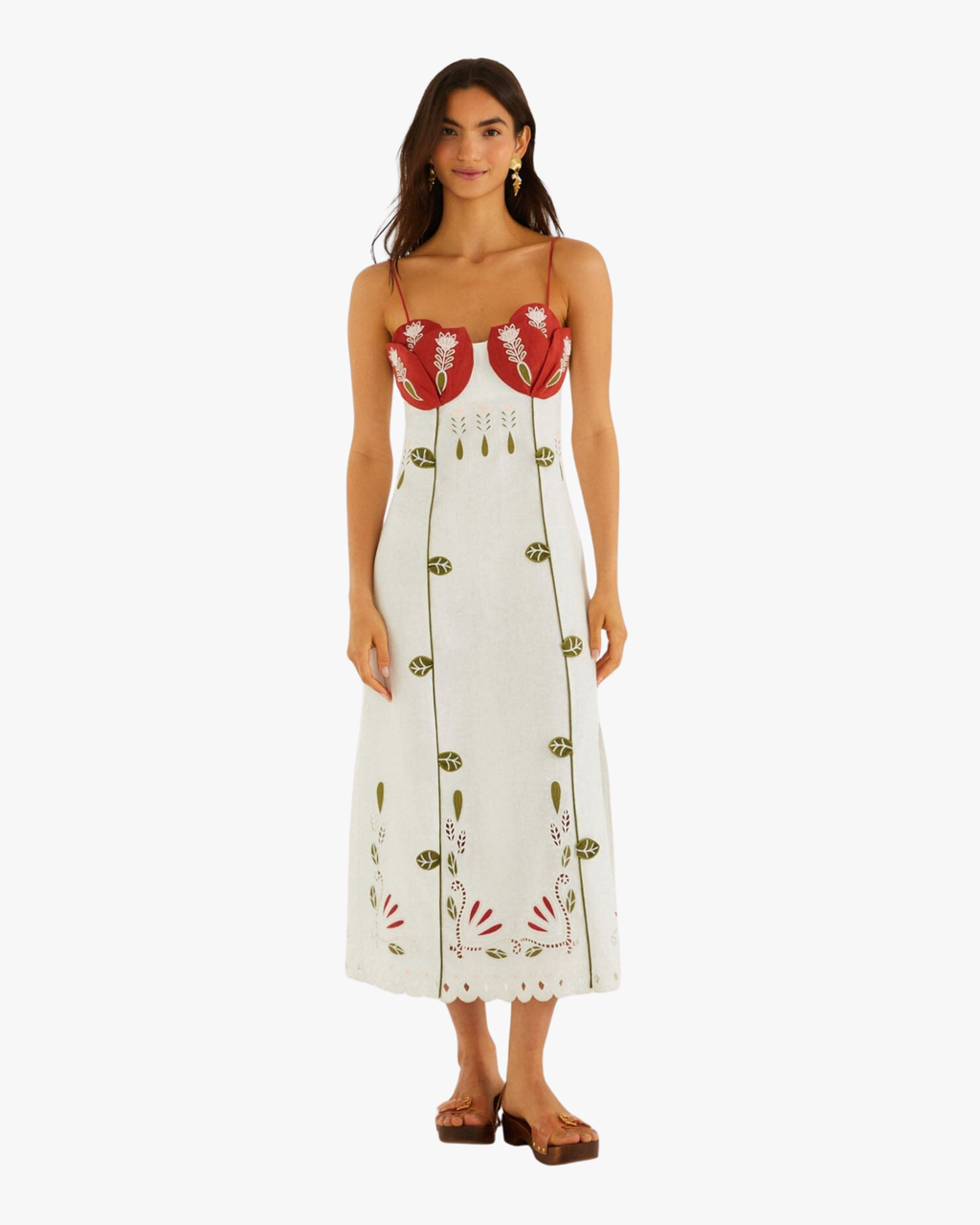 Midi Dress Sleeveless Tulip Richilieur