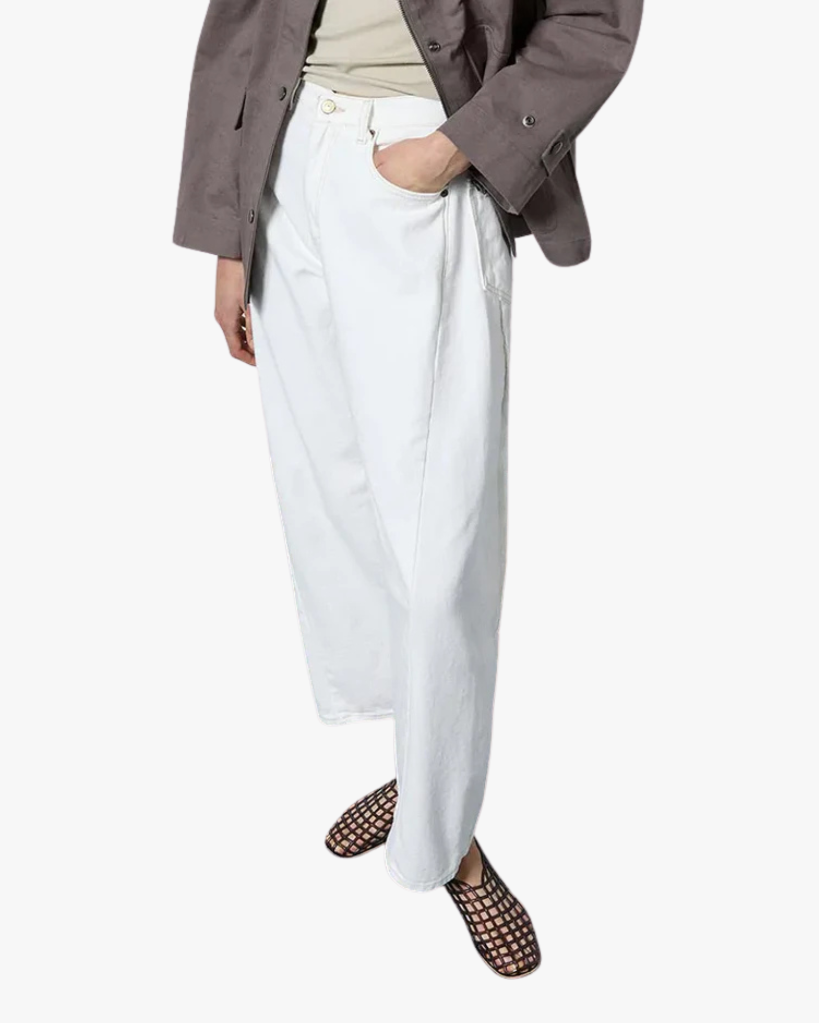 Asymmetric Denim Pant