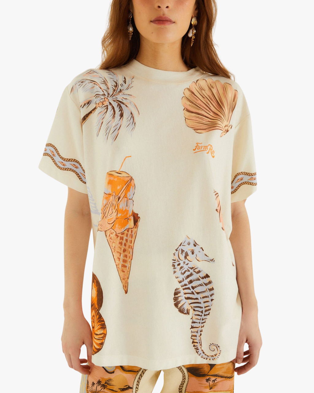 Relaxed T-Shirt Rio Souvenir Off-White