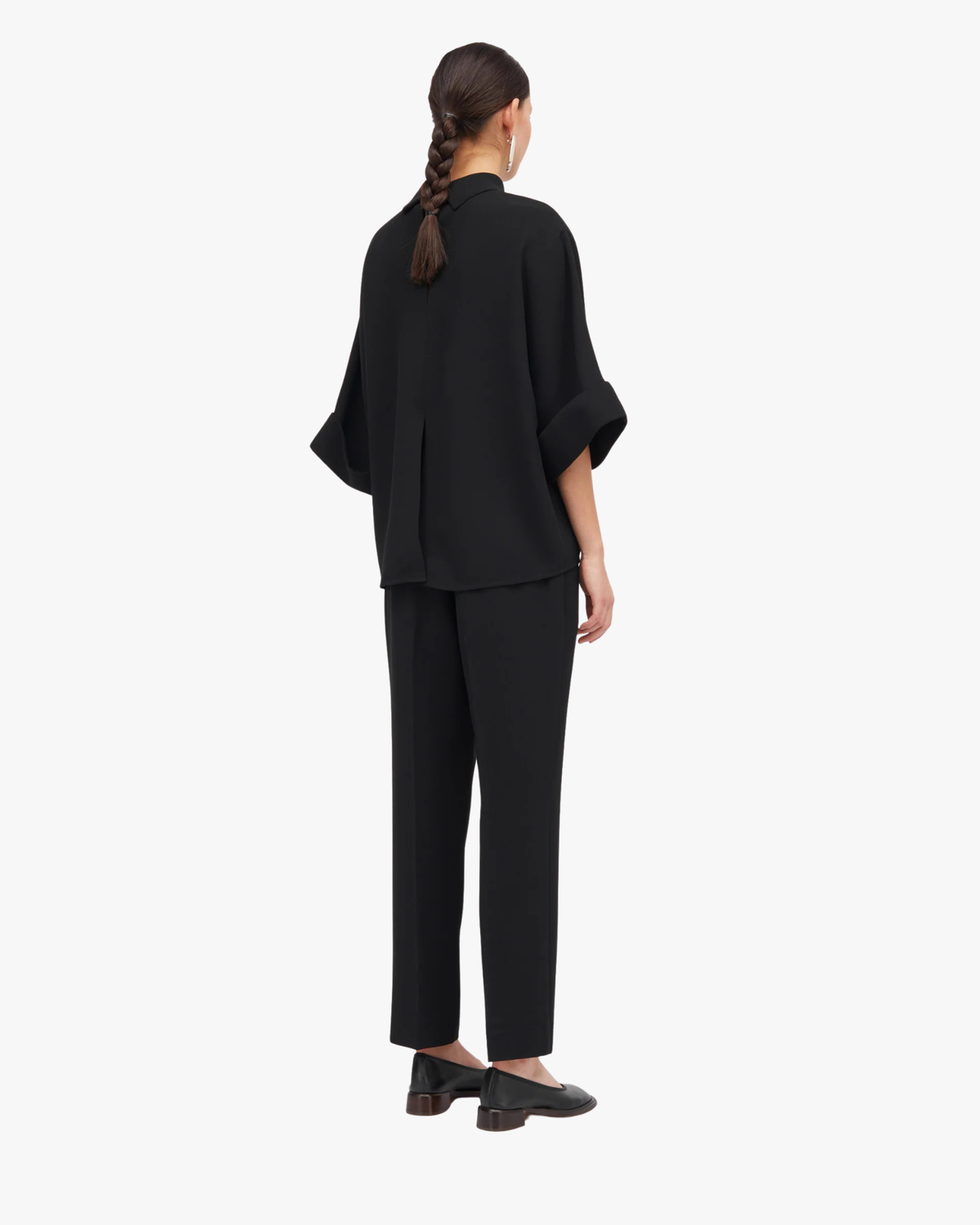 Bat-Sleeve Blouse Bailee Black