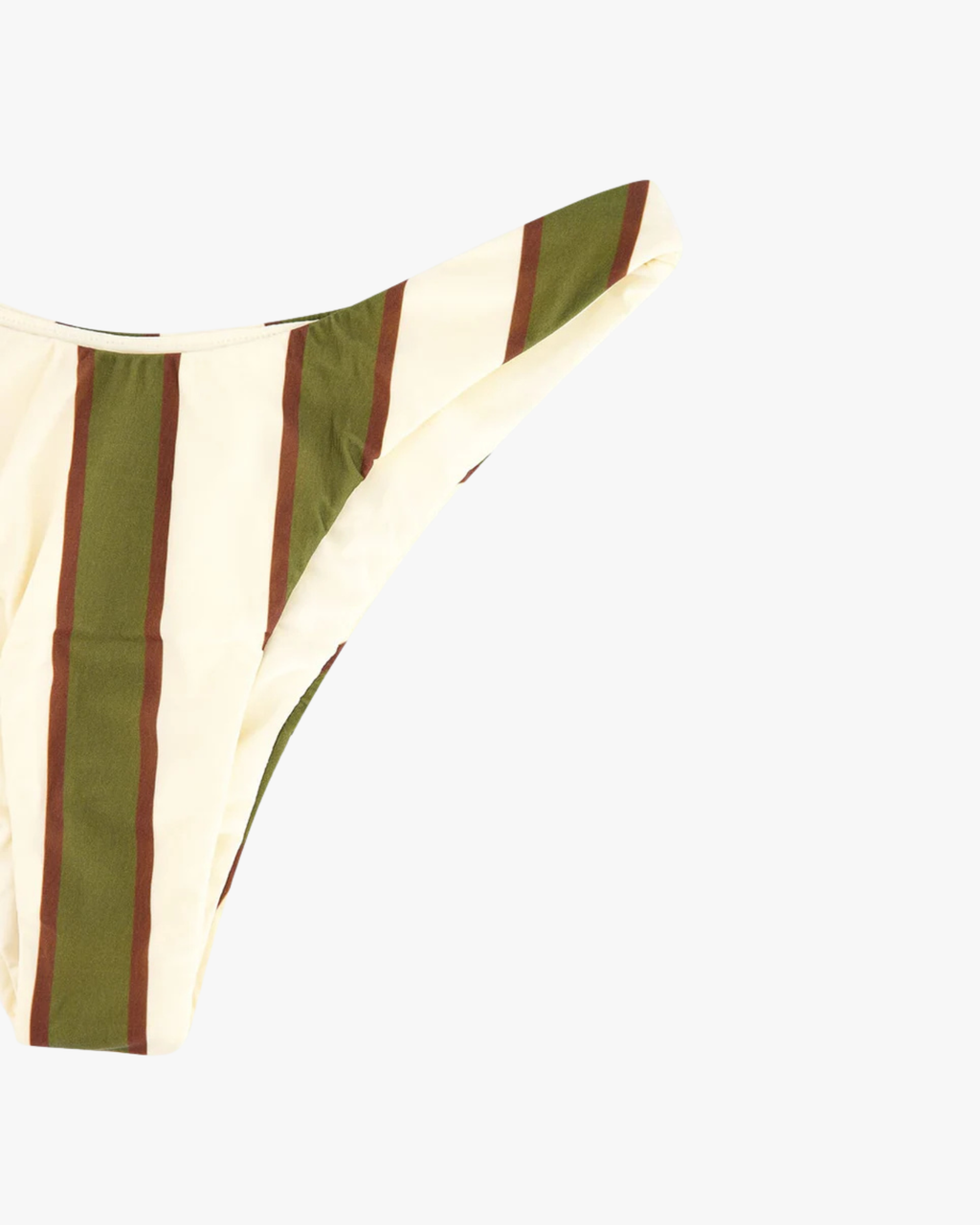 Bikini Bottom Leila Olive Stripes