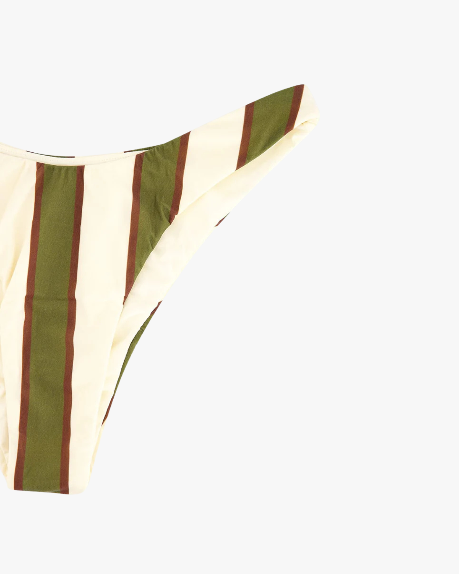 Bikini Bottom Leila Olive Stripes