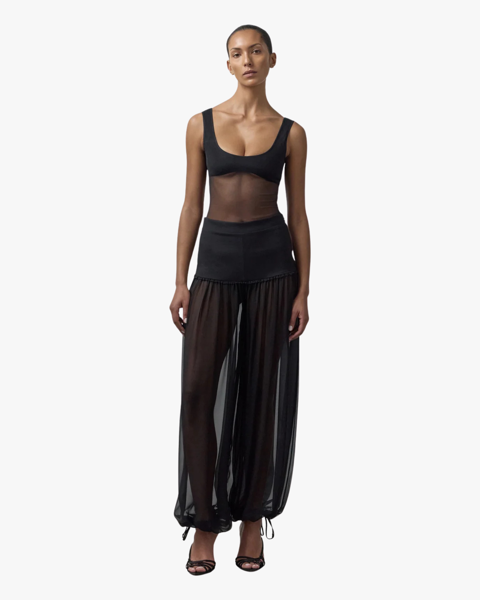 Trousers Hybrid Harem Black