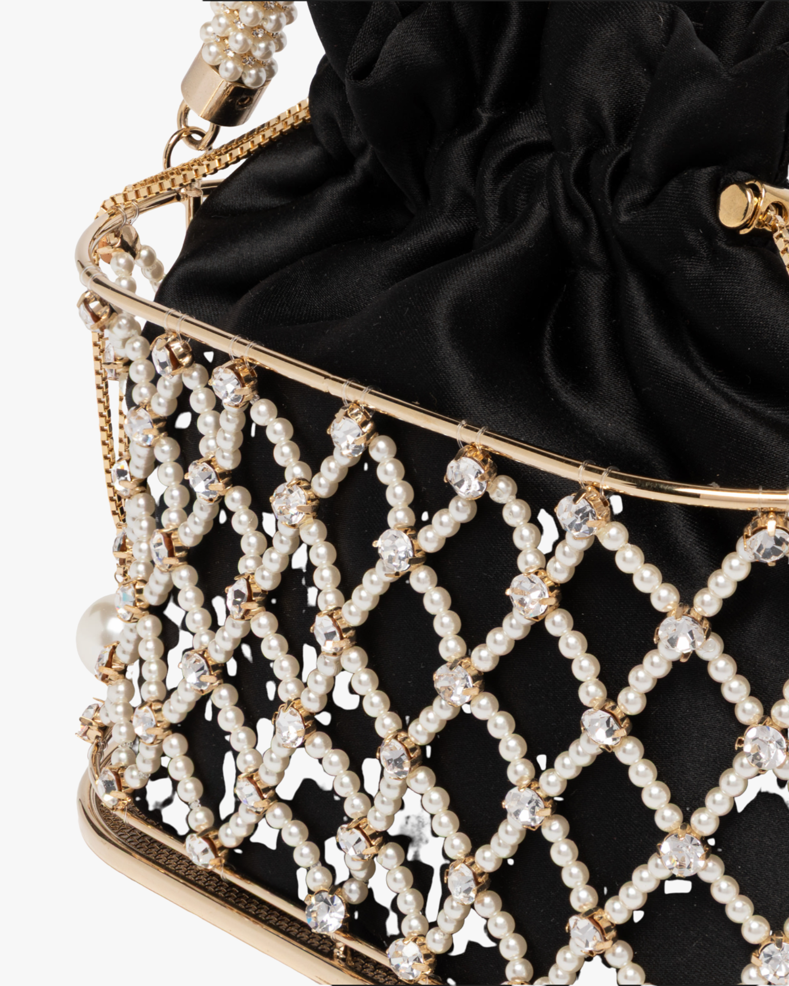 Handbag Mini Holli Eterea Pearls Black