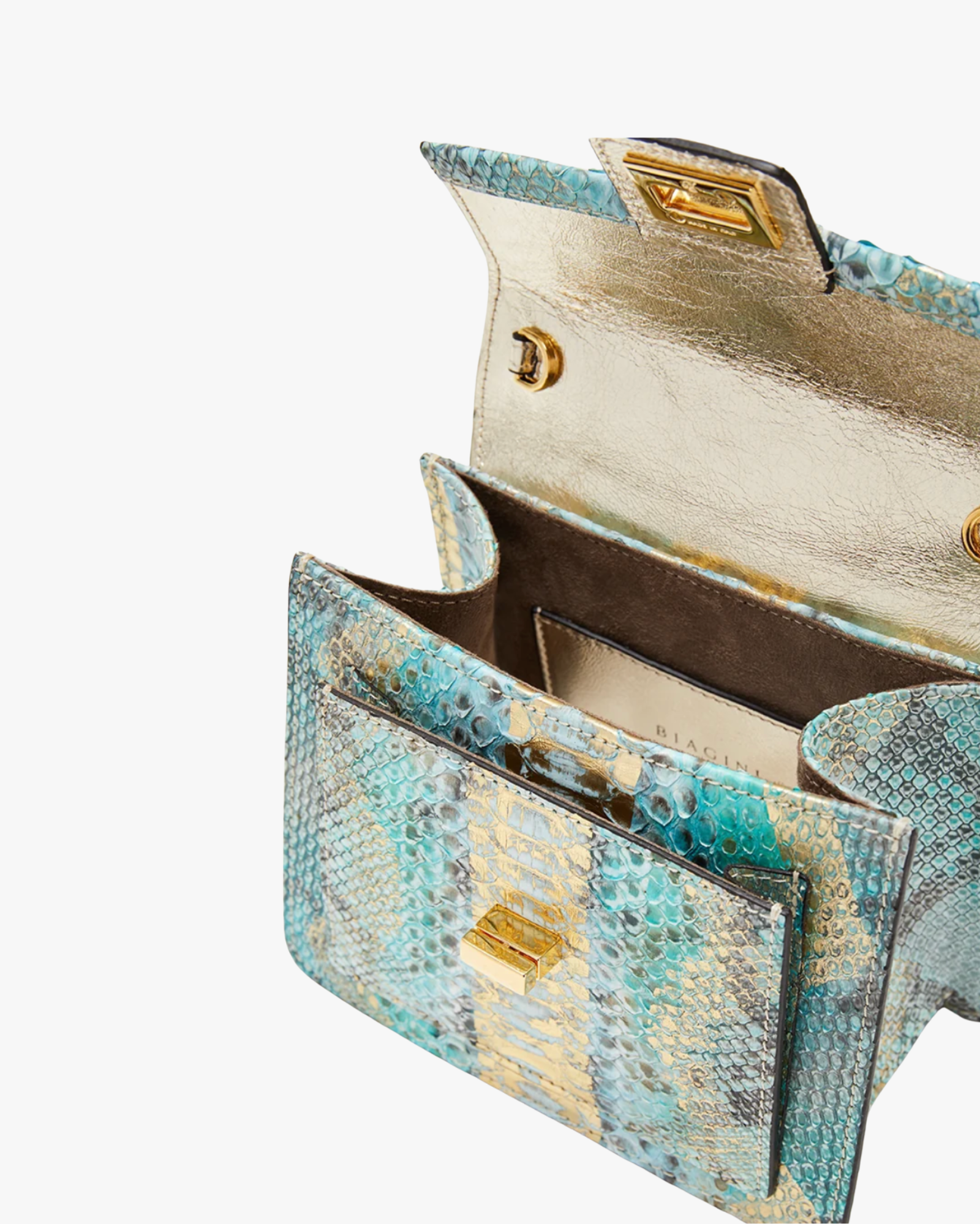 Art Bag Seahorse Light Blue Handle Bag