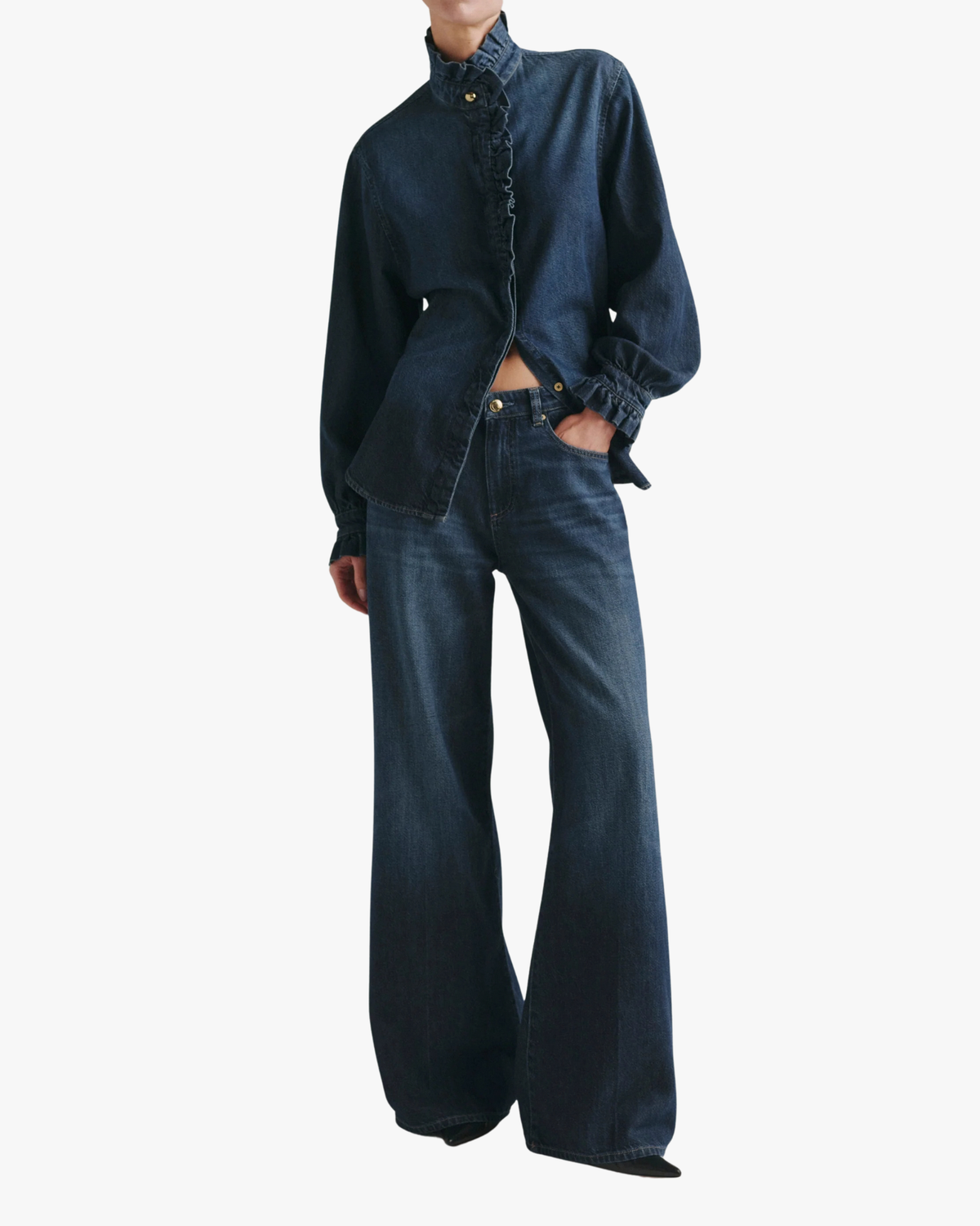 Jeans Alex Baggy Wide Leg Vintage Blue