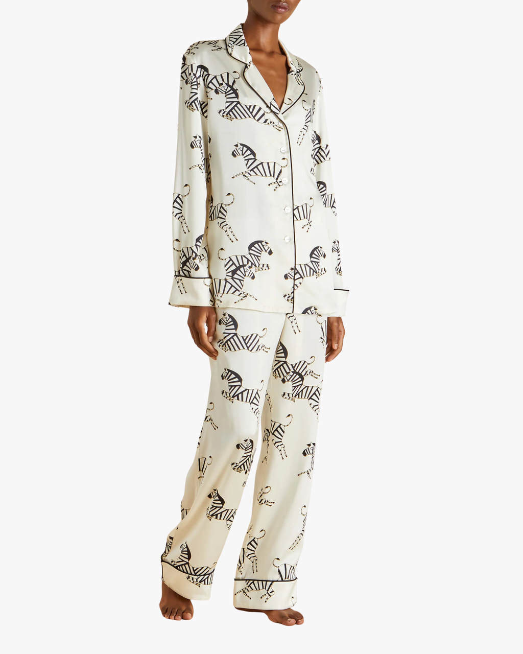Lila Pyjamas Set Zebedee Ivory