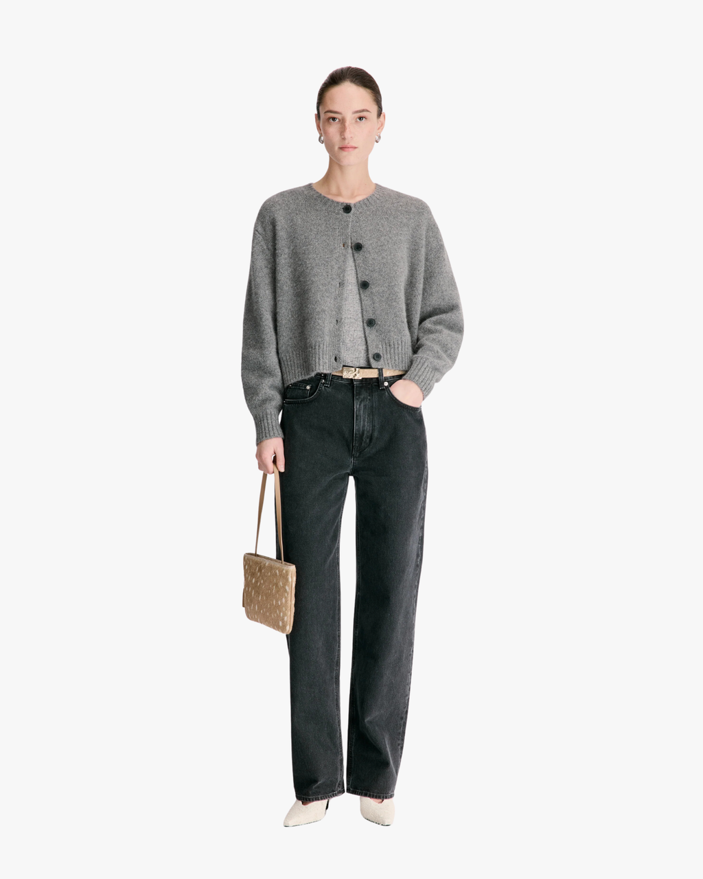 Oversized Cardigan Remus Anthracite Melange