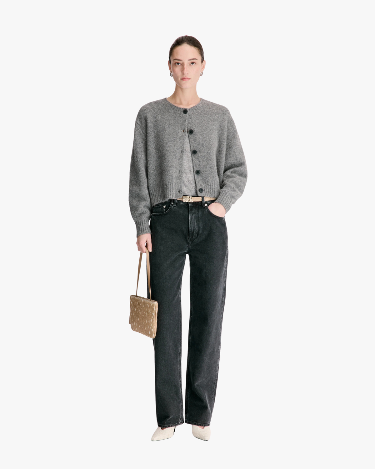 Oversized Cardigan Remus Anthracite Melange