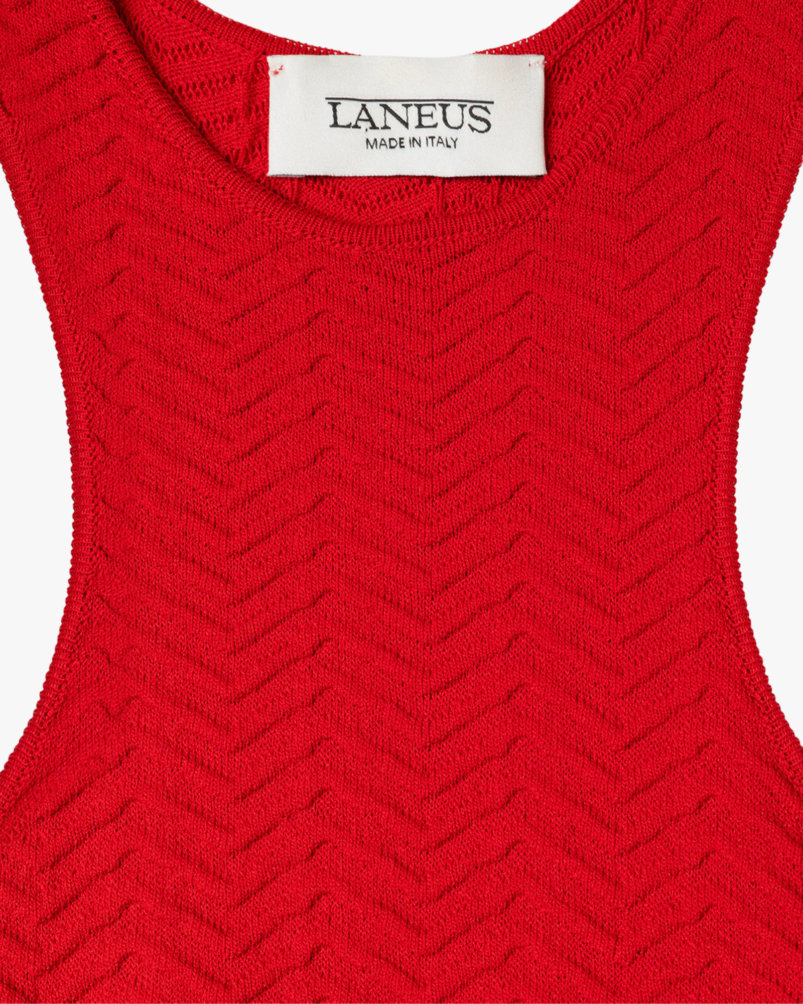 Knit Dress Woman Red