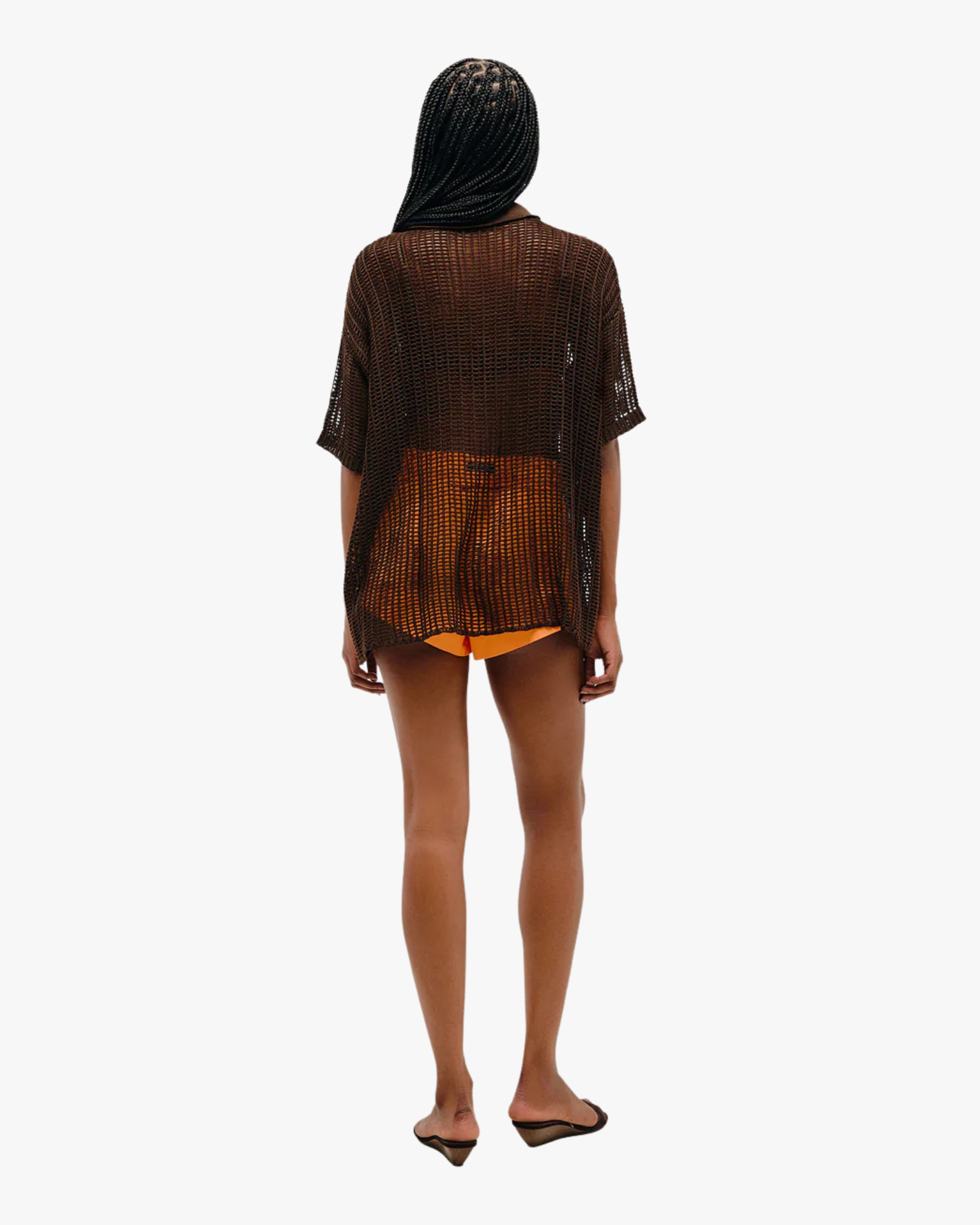 Knit Dress Flora Brown
