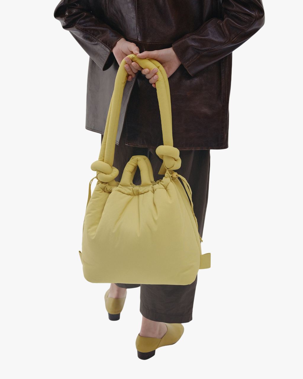 Ona Padded Crossbody Bag Lime