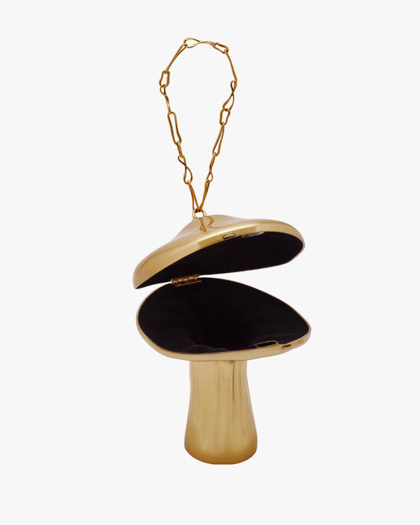 Fungo Brushed Brass Clutch