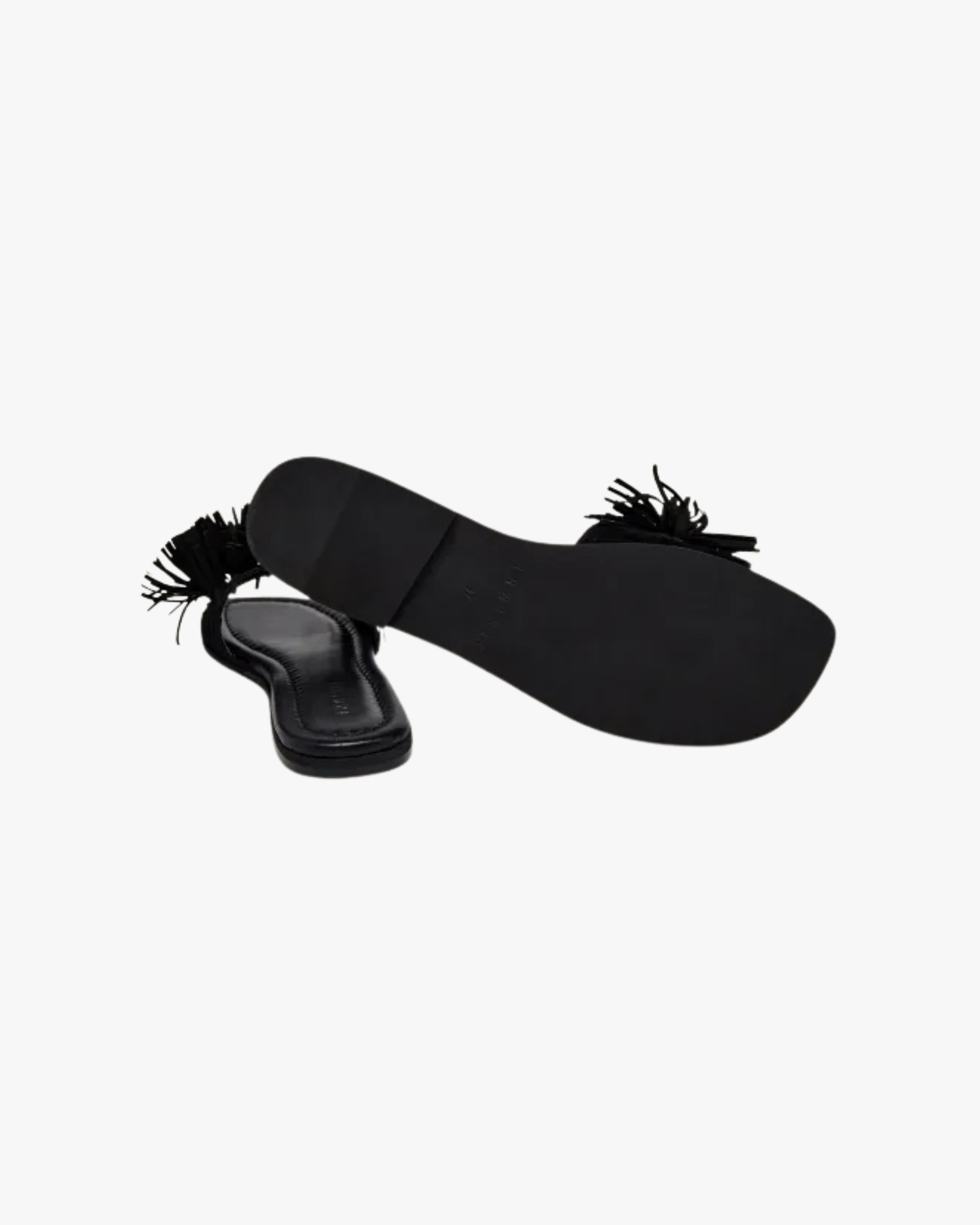 Slides Fringes Flower Black