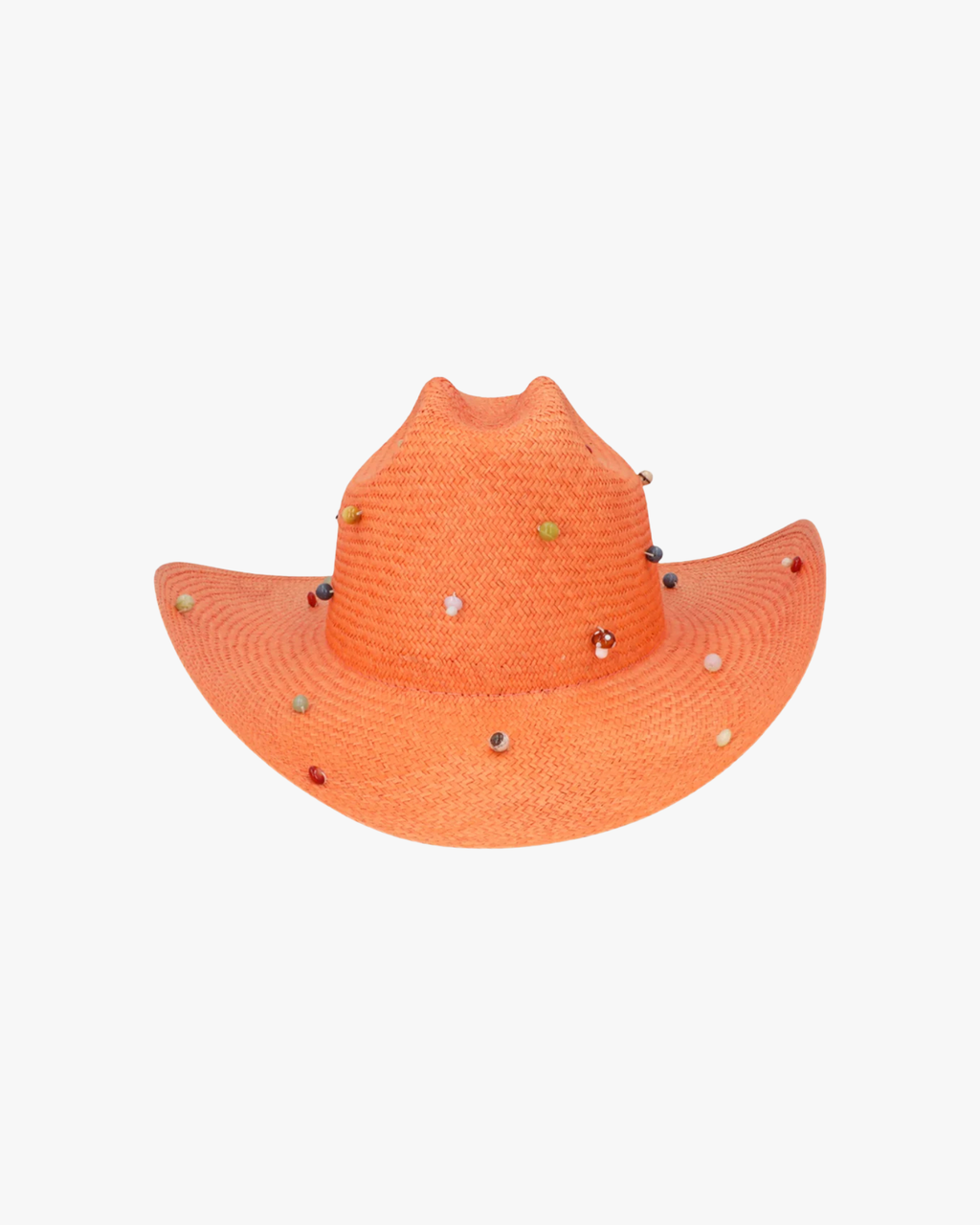 Straw Hat Color Coded Orange