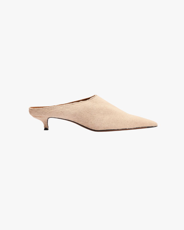 Mule Illasi Marmotta Pony Beige