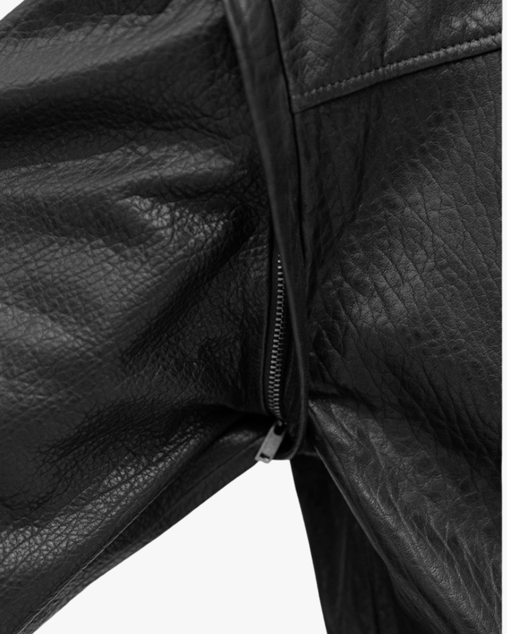 Jacket In Grained Lambsikin In Black