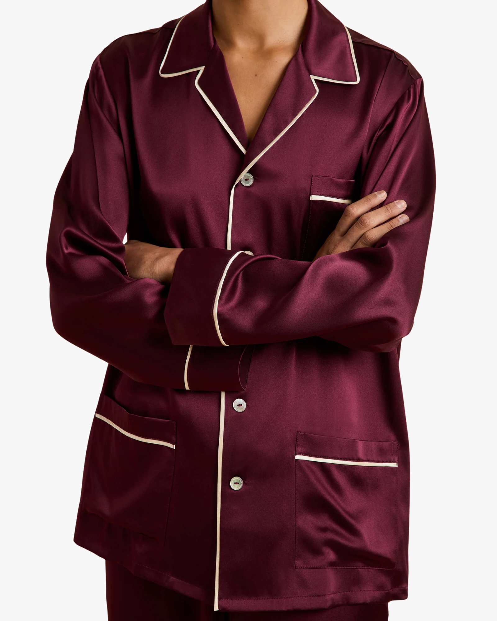 Yves Pyjamas Burgundy