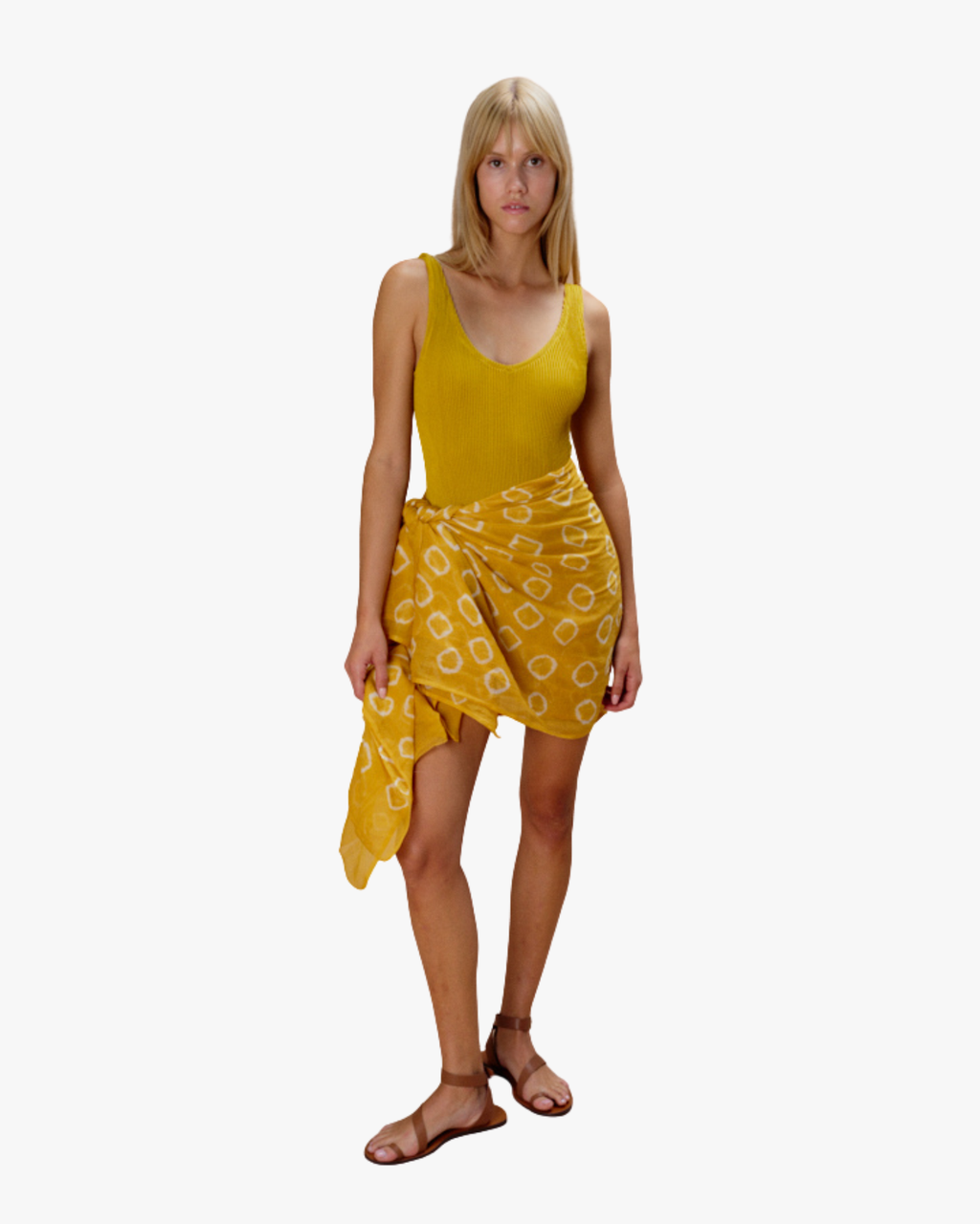Arielle Sarong Skirt Golden Ochre