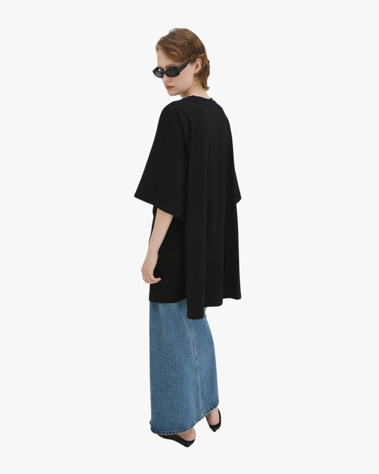 Tee Dress Coated Black