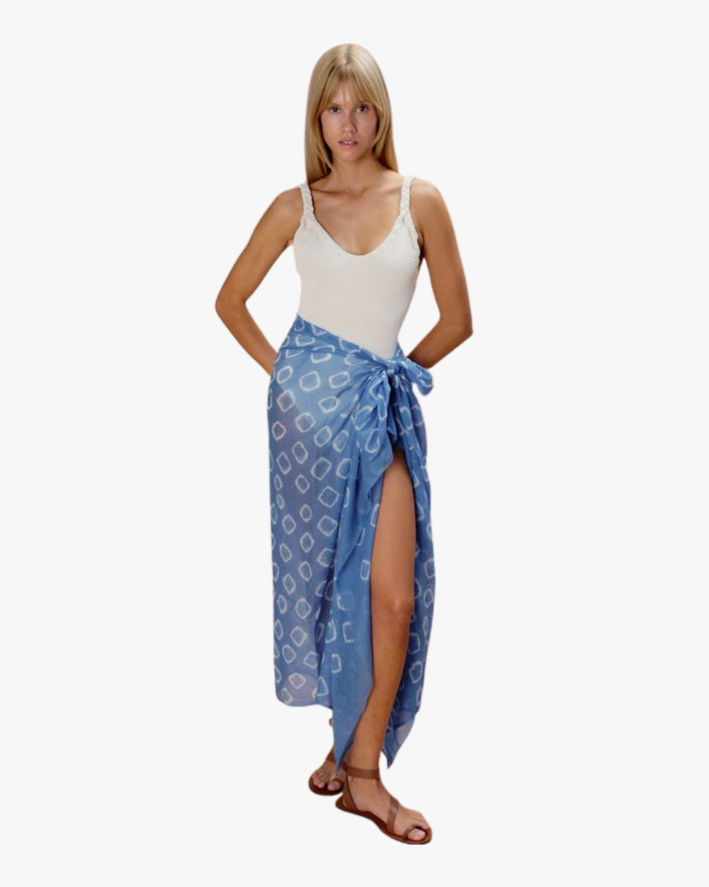 Calypso Sarong Skirt Indigo