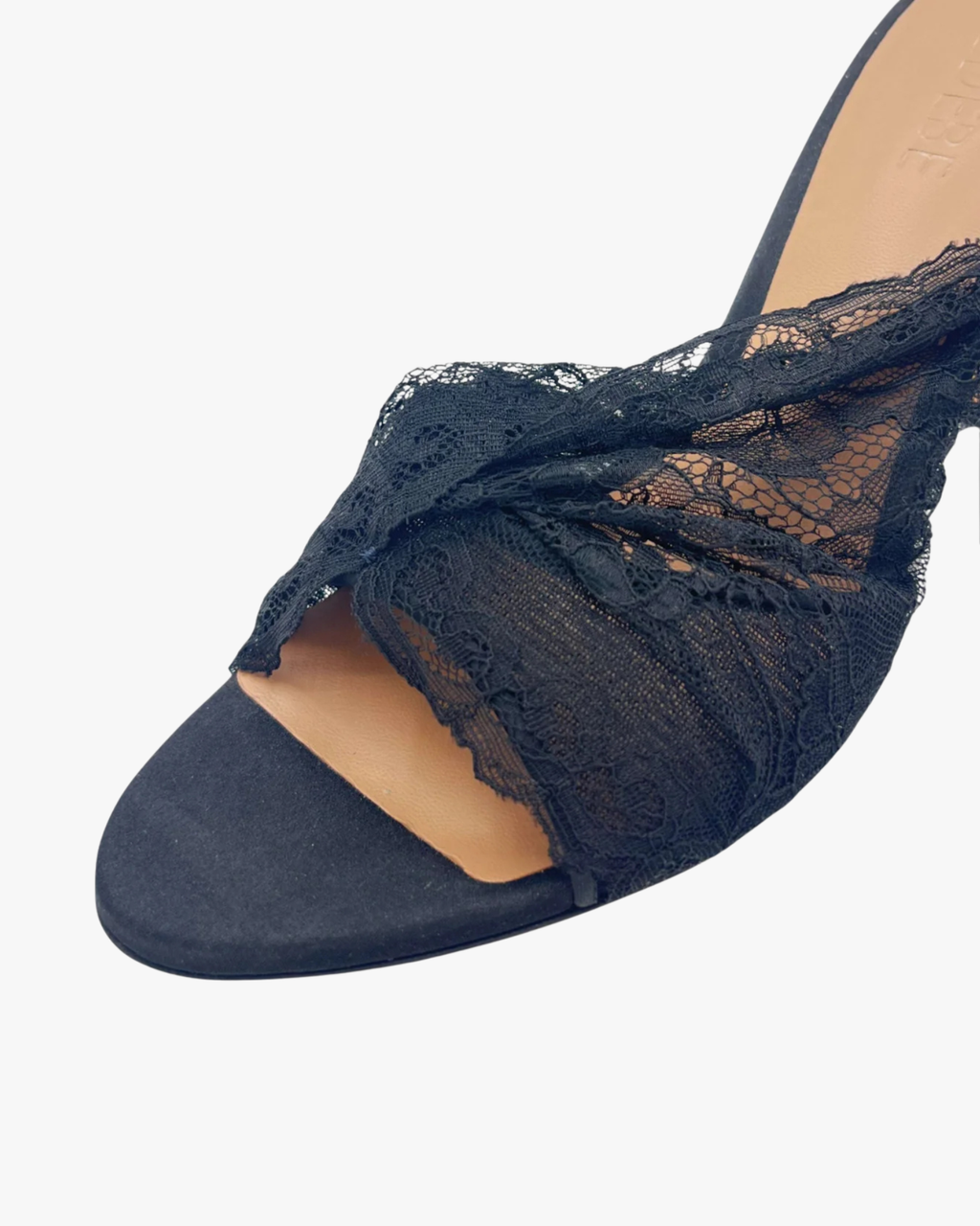 Heels Mariel Mule Lace Black