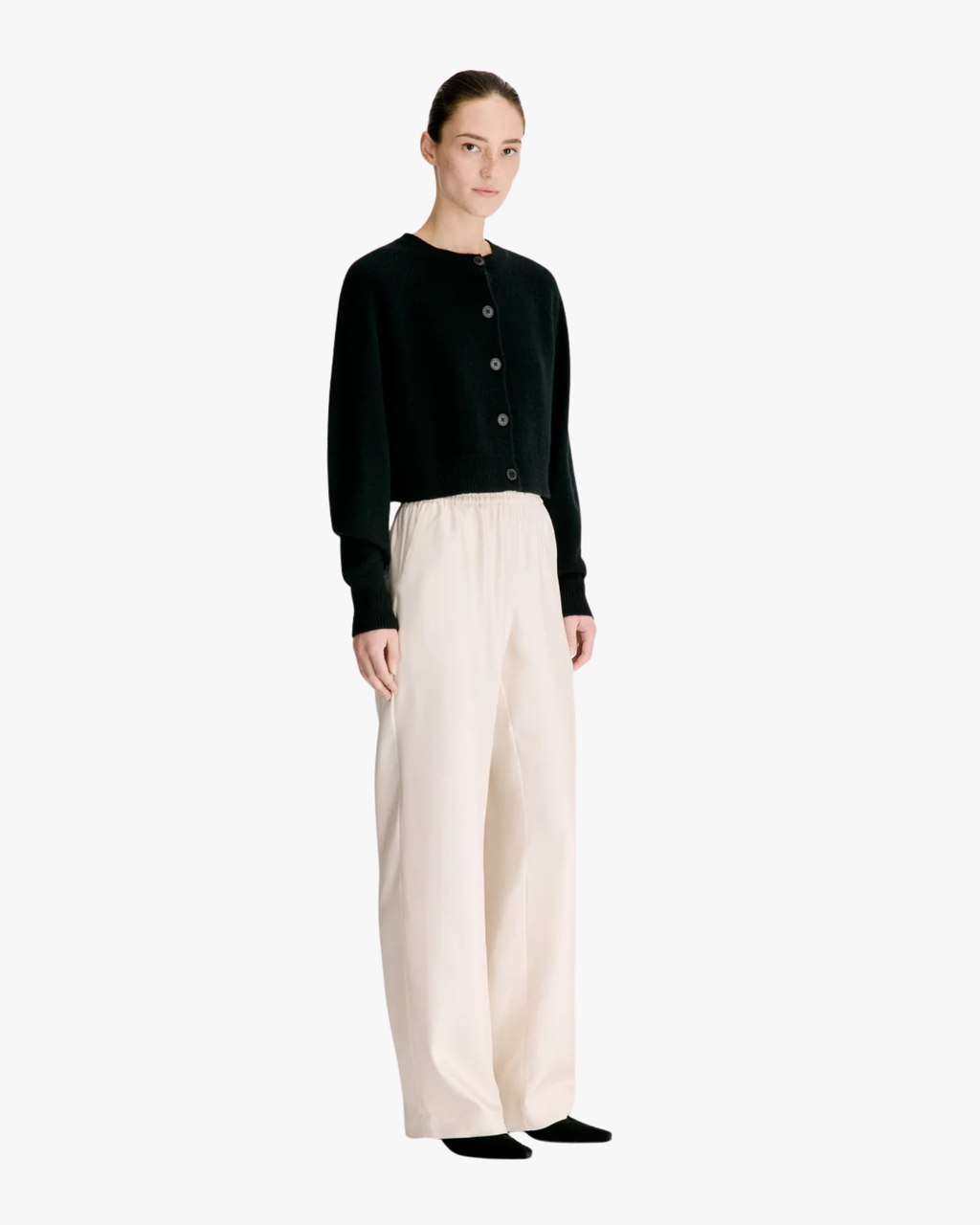 Wide Leg Pants Alera Lds Ivory