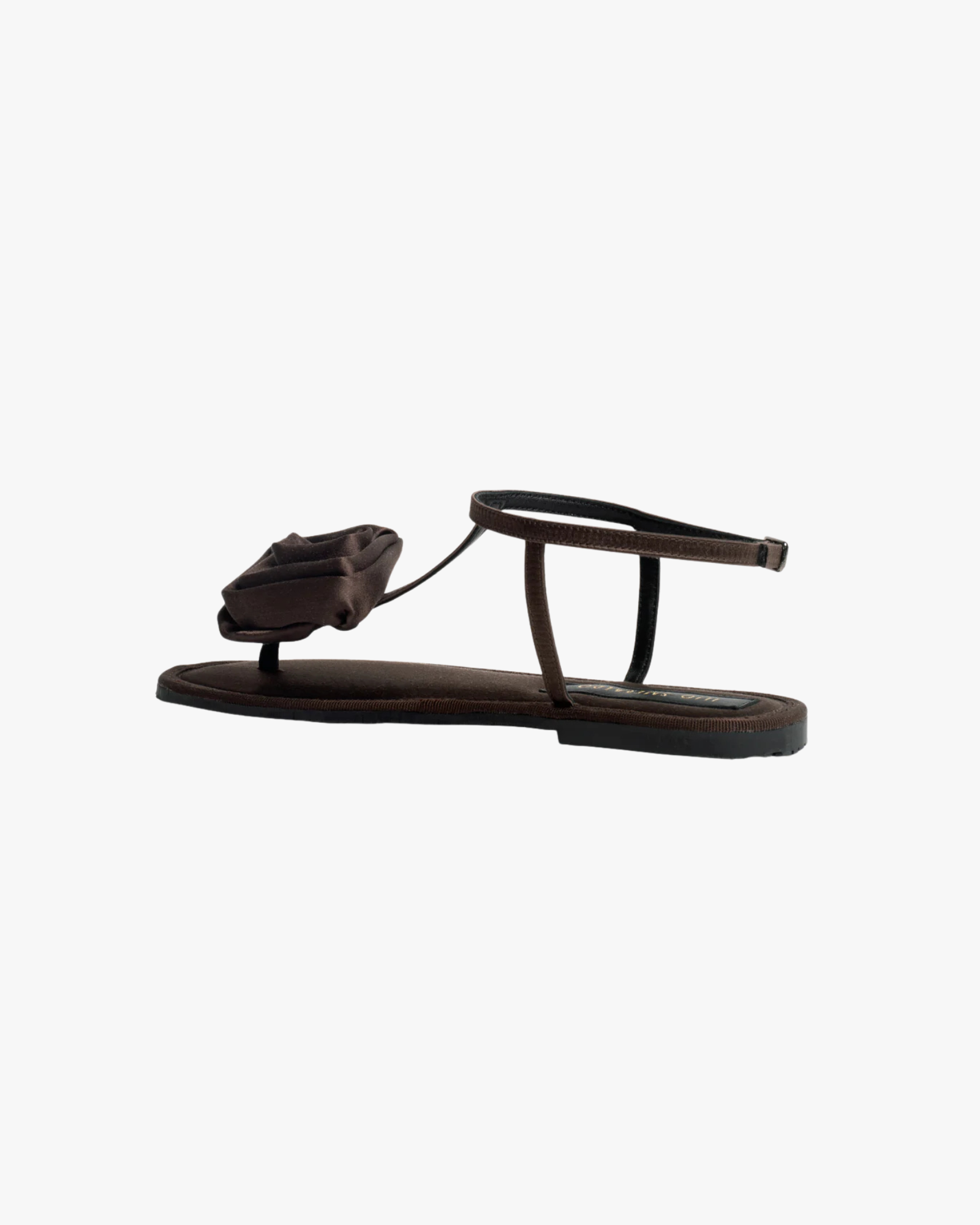 Ortigia Flat Sandal Chocolate