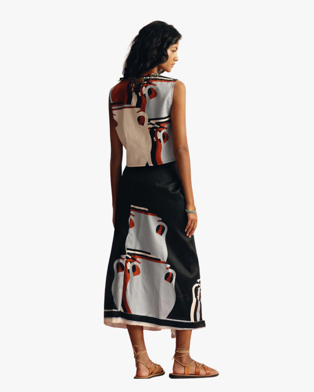 Jasmine Draped Midi Skirt