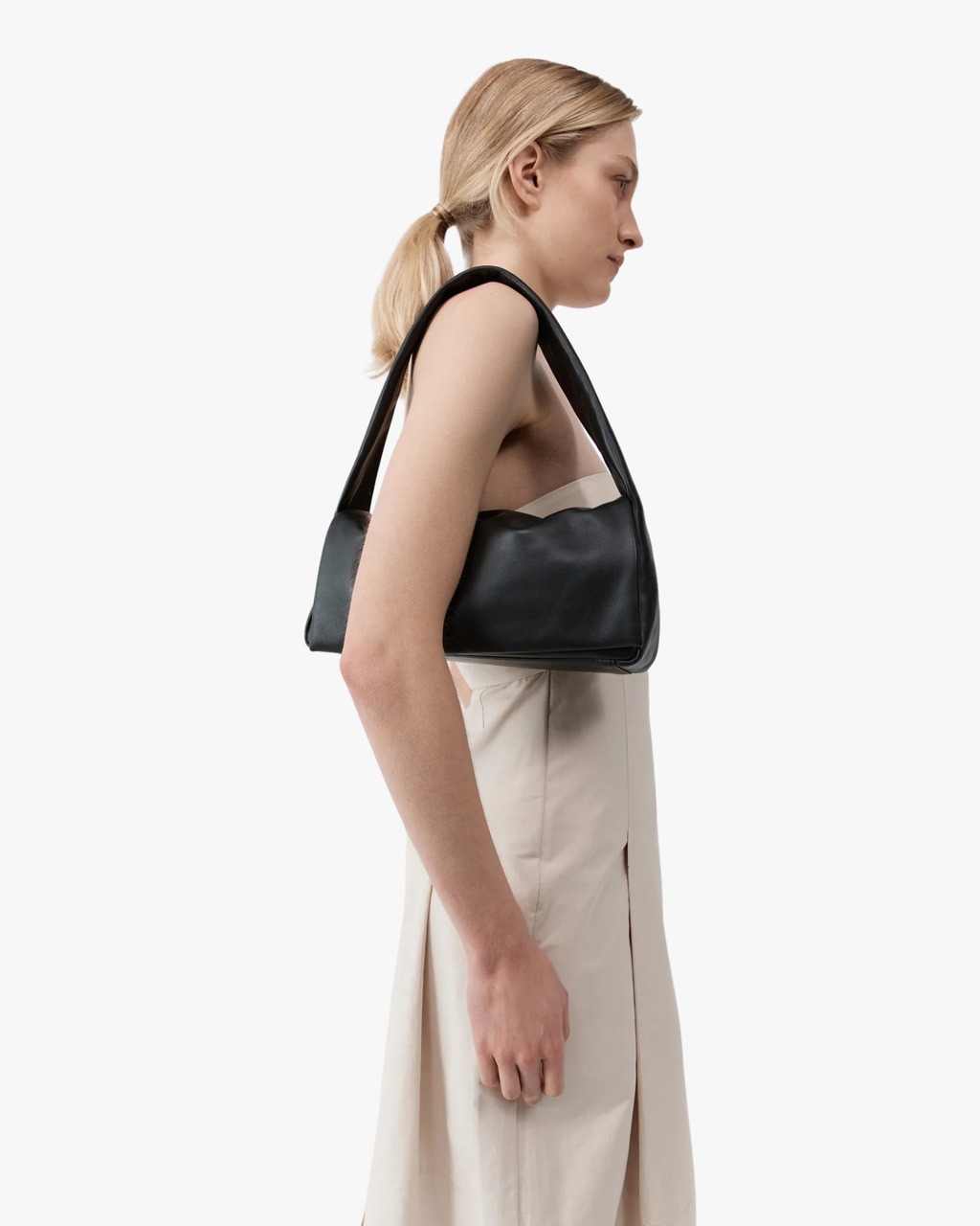 Soft Slim Satchel Black
