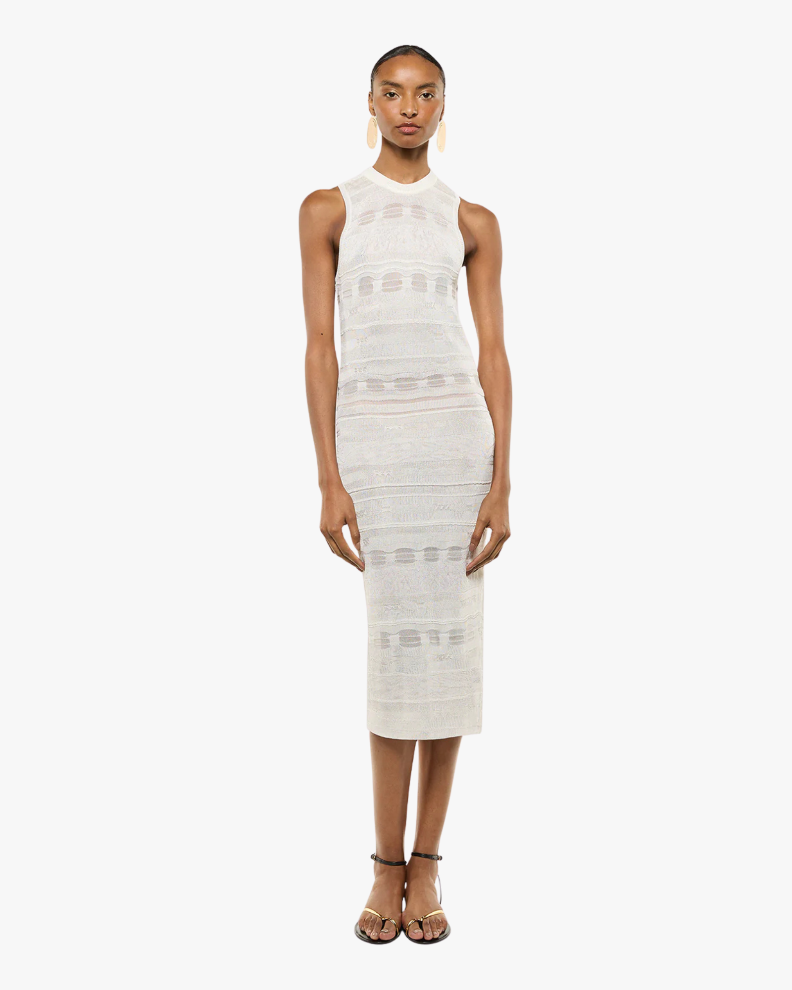 Knit Dress Woman Cream