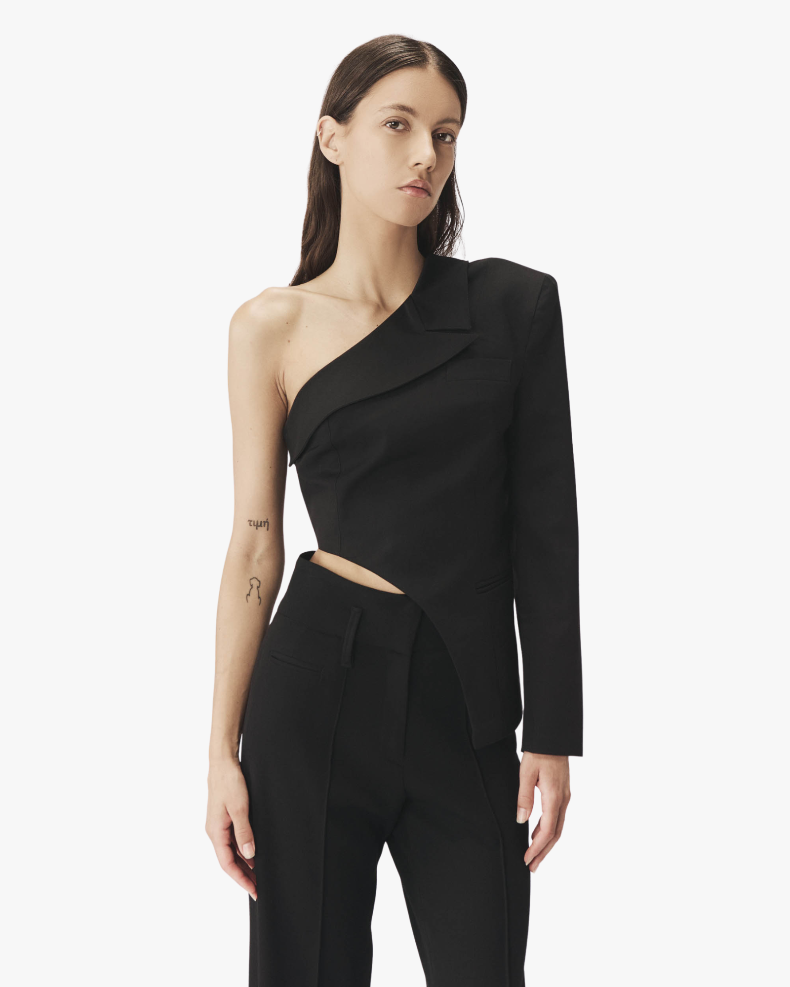 Jacket Top Medea Asymmetric Black