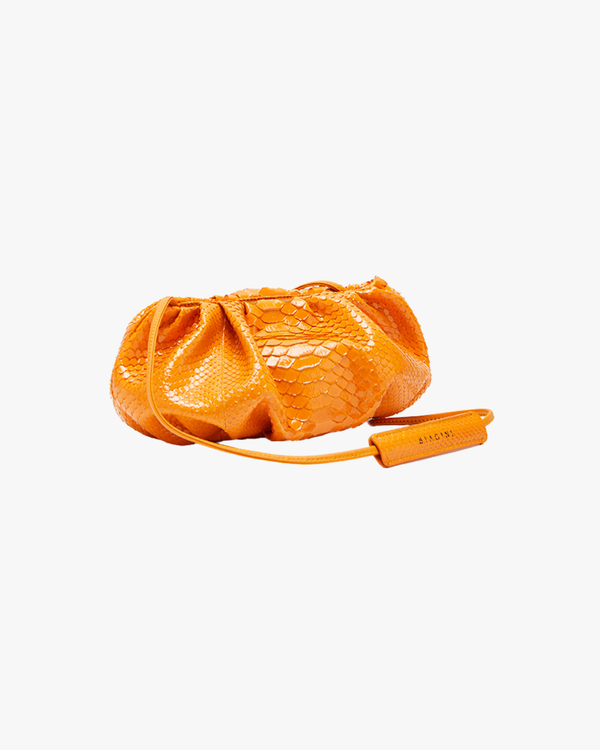 Pillow Mini Shiny Mandarin Clutch