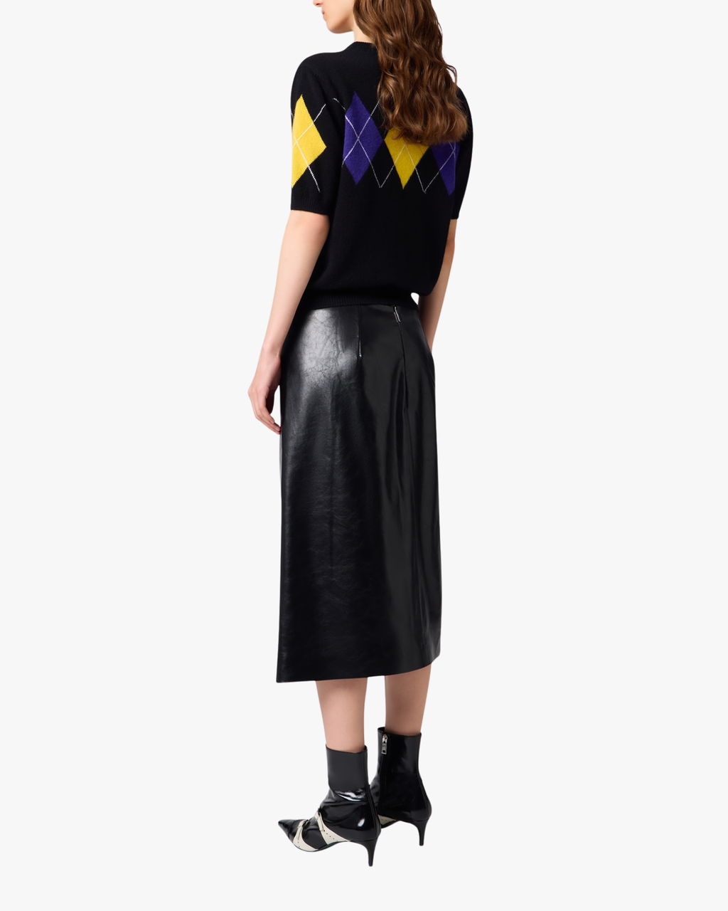 Skirt Faux Leather Black