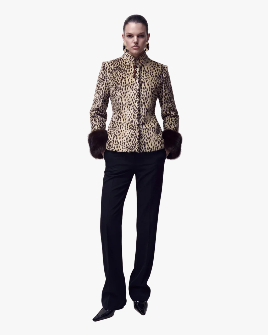 Faux-Fur Jacket Dolly Leopard
